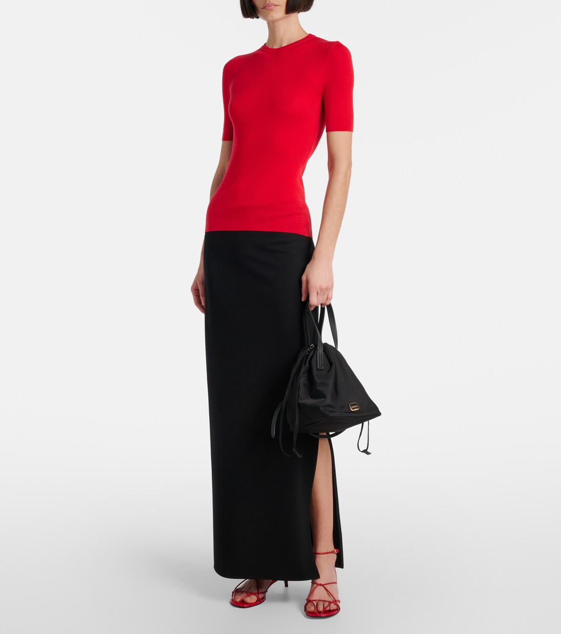 Bolso saco Rory Medium con piel | Khaite