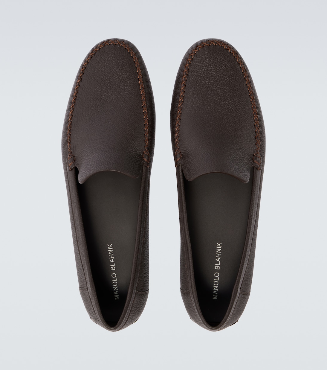 Alder leather loafers | Manolo Blahnik