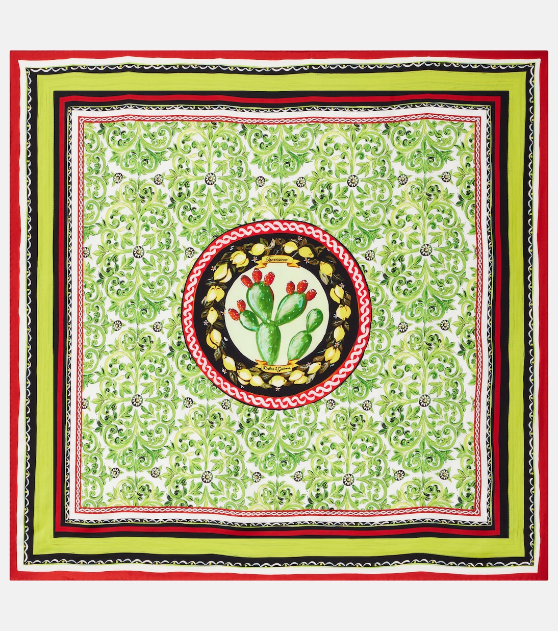 Bedrucktes Tuch aus Seiden-Twill | Dolce&Gabbana