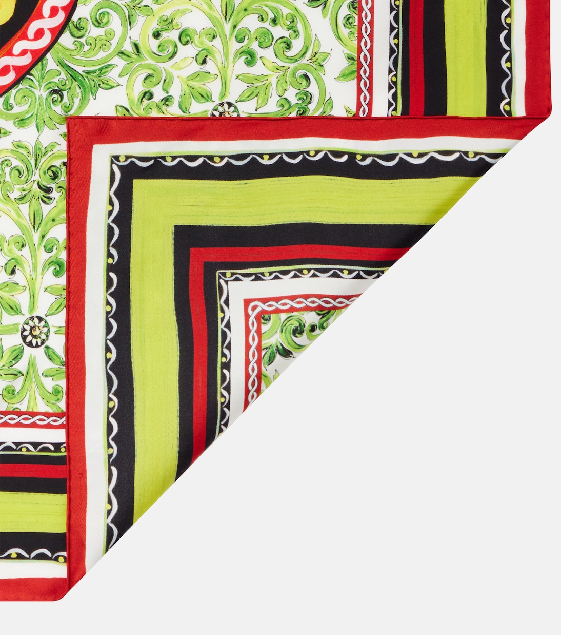 Bedrucktes Tuch aus Seiden-Twill | Dolce&Gabbana