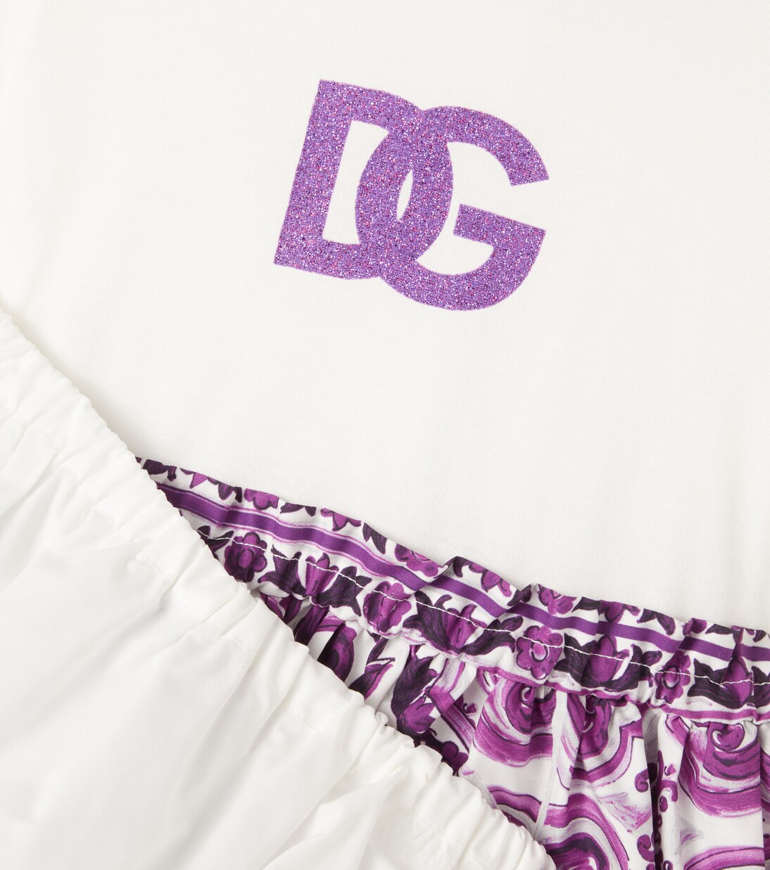 Baby Majolica dress and bloomers set | Dolce&Gabbana Kids