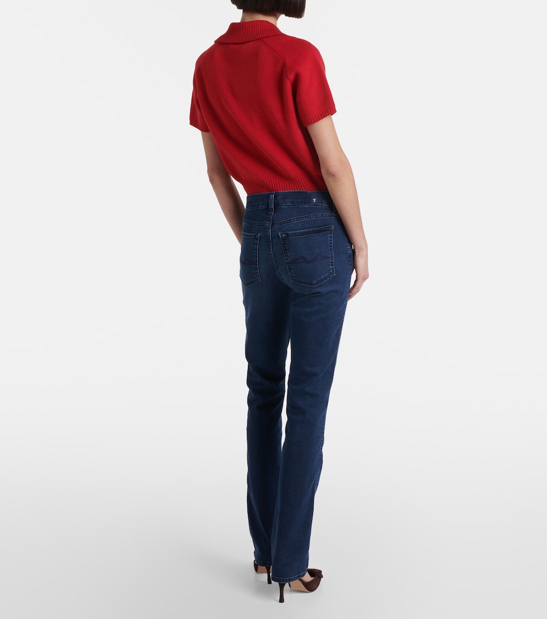 Jeans rectos Kimmie de tiro medio | 7 For All Mankind