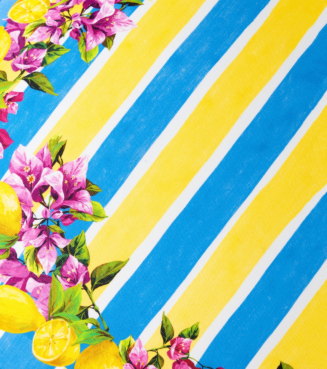 Taormina striped cotton cushion | Dolce&Gabbana Casa