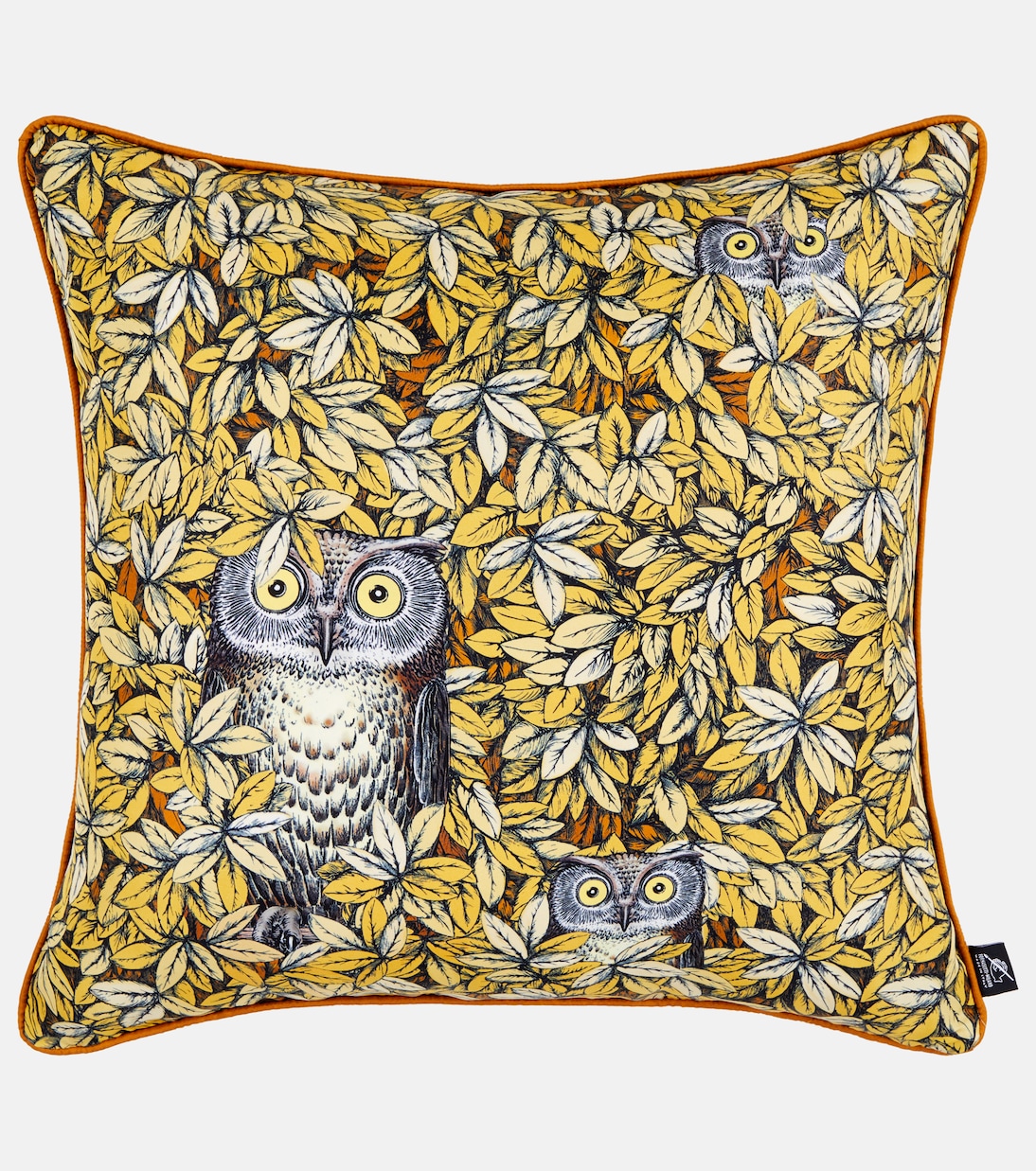 Civette silk and cotton-blend cushion | Fornasetti