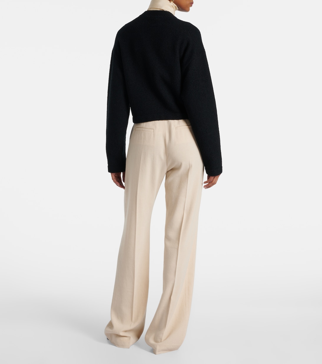 Cardigan cropped in cotone e seta | Loro Piana