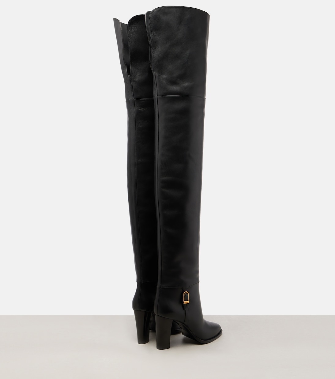 Cuissardes Julia 85 en cuir | Saint Laurent