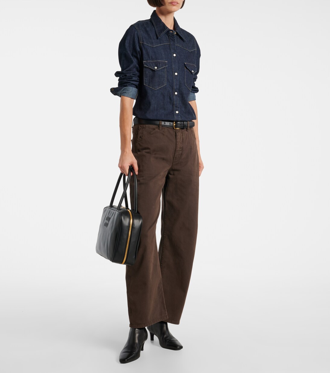 Mid-Rise Barrel Jeans Tribeca aus Baumwolle  | Nili Lotan