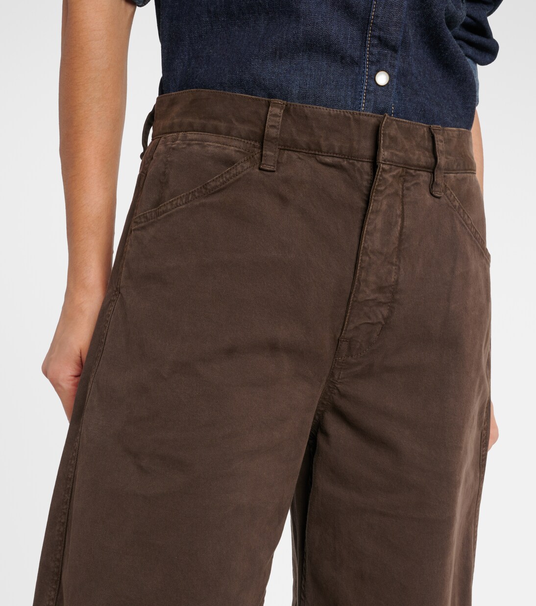 Mid-Rise Barrel Jeans Tribeca aus Baumwolle  | Nili Lotan