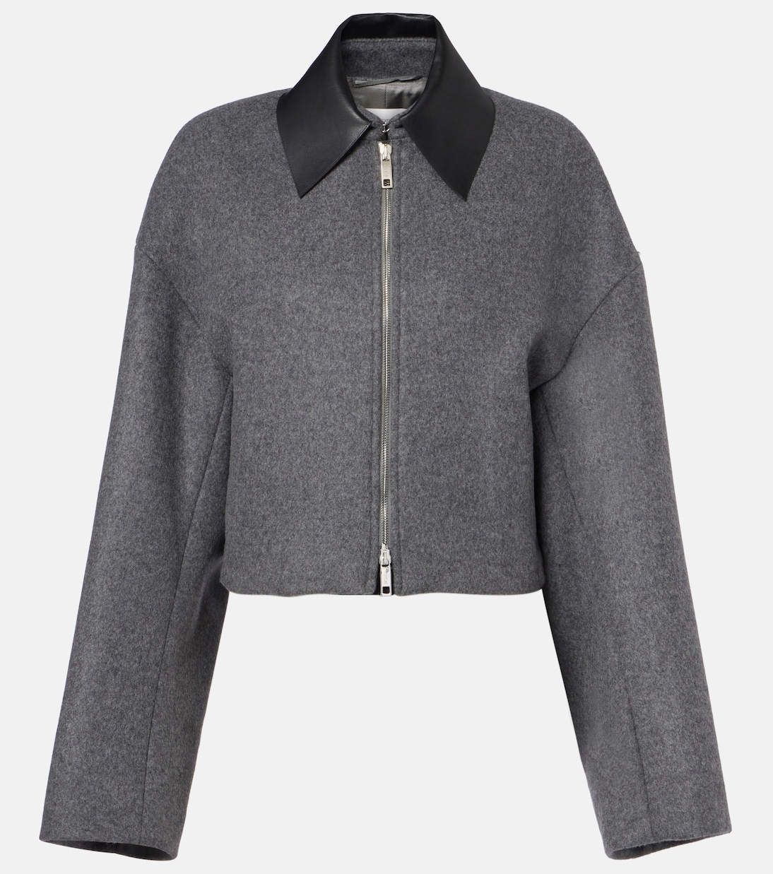 Vacuo cropped virgin wool jacket | Sportmax