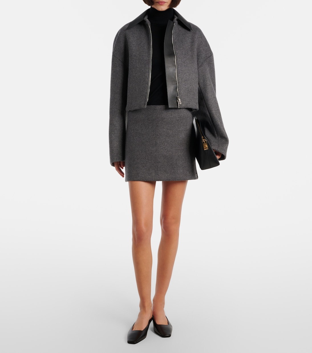 Vacuo cropped virgin wool jacket | Sportmax