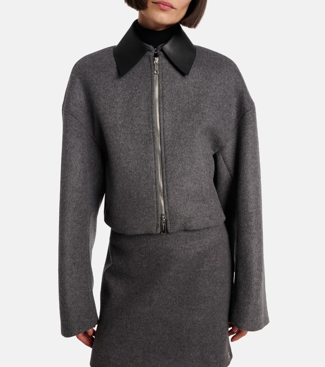 Vacuo cropped virgin wool jacket | Sportmax