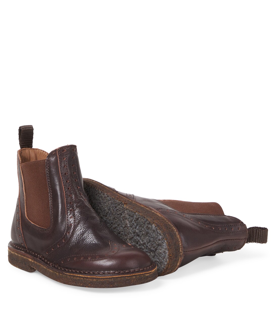 Perforated leather boots | PèPè