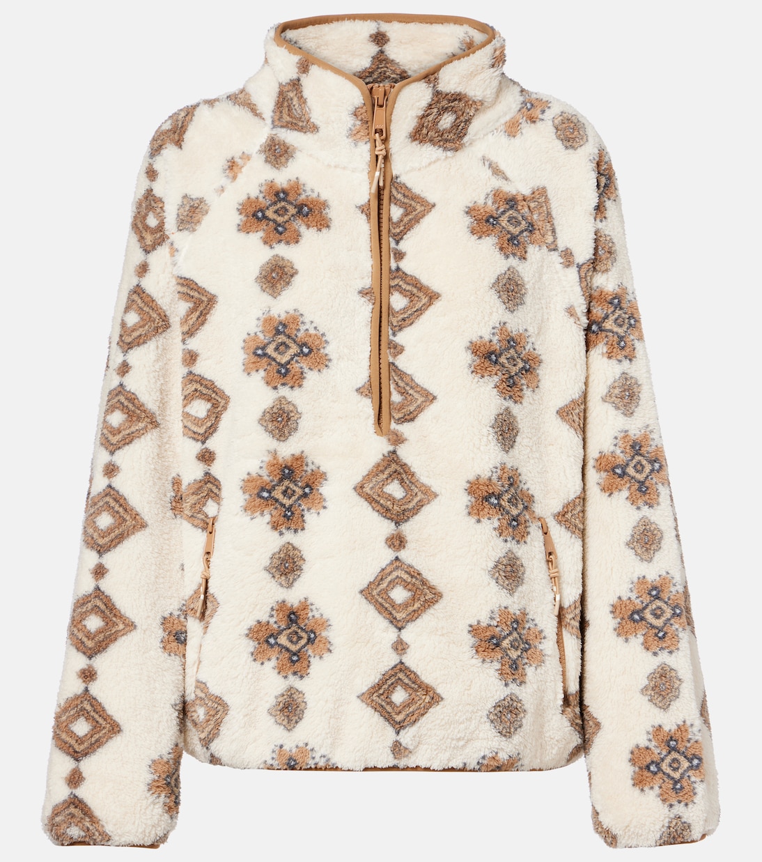 Harlow printed teddy jacket | The Upside