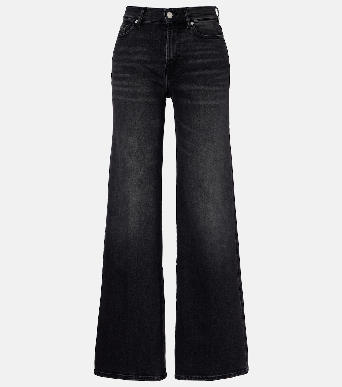 Lotta high-rise wide-leg jeans | 7 For All Mankind