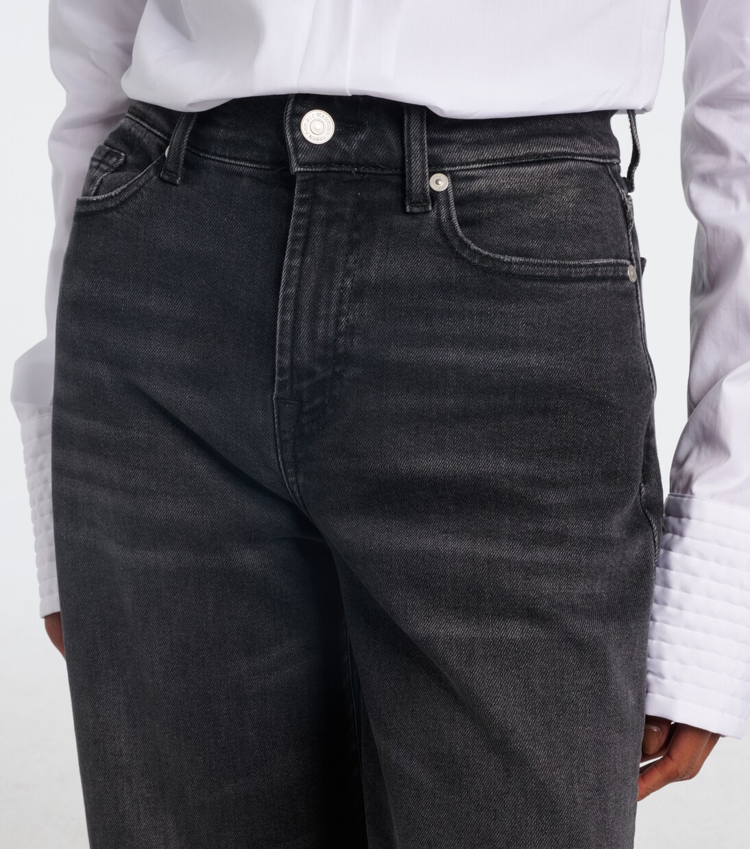 Lotta high-rise wide-leg jeans | 7 For All Mankind
