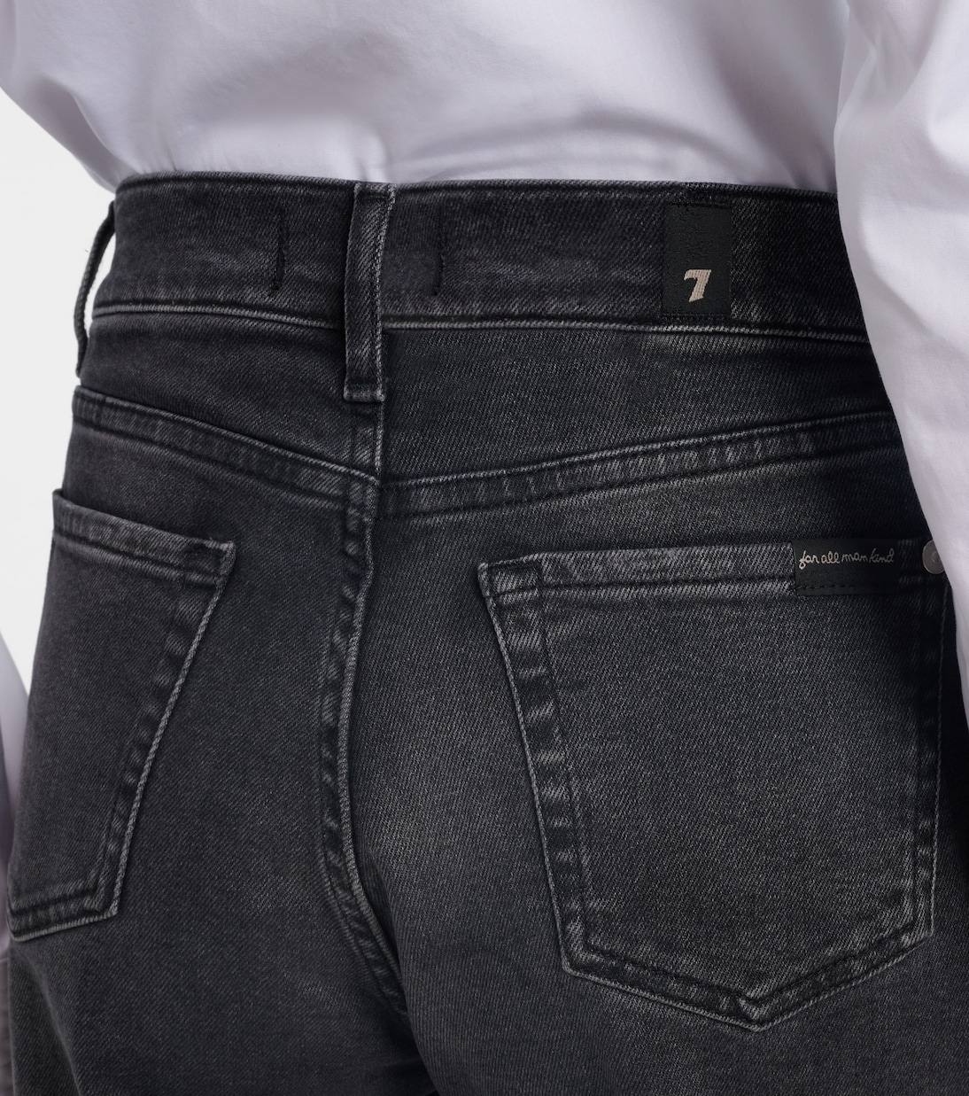 Lotta high-rise wide-leg jeans | 7 For All Mankind