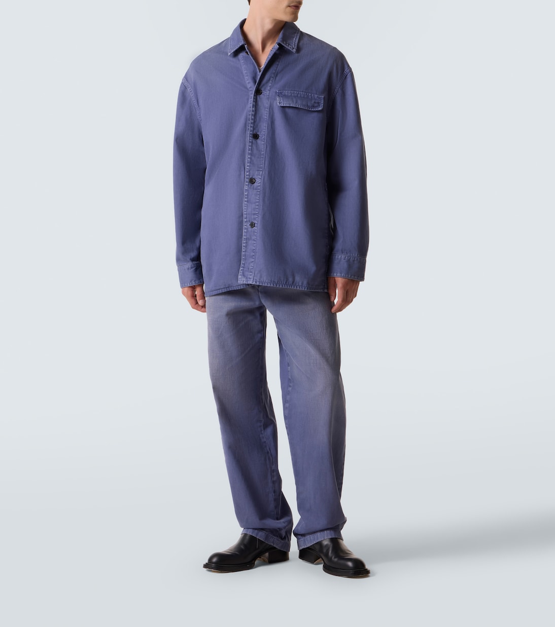 Kostas denim overshirt | Calvin Klein Collection