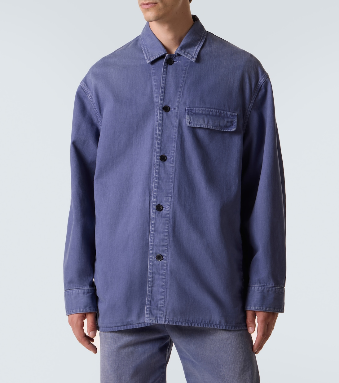 Kostas denim overshirt | Calvin Klein Collection