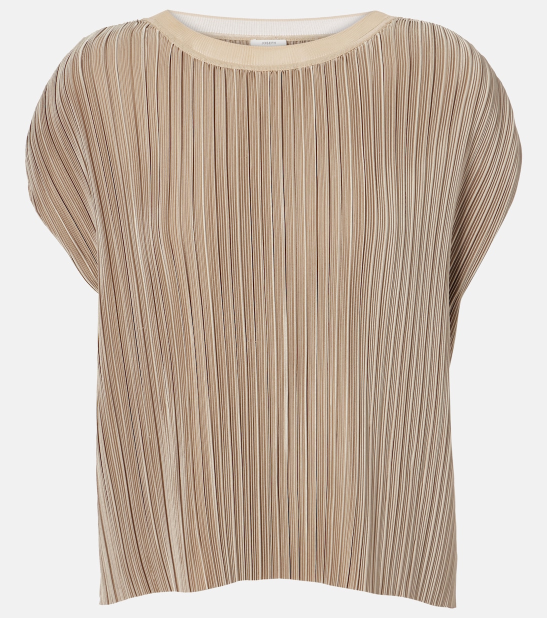 Cedre plissé satin top | Joseph