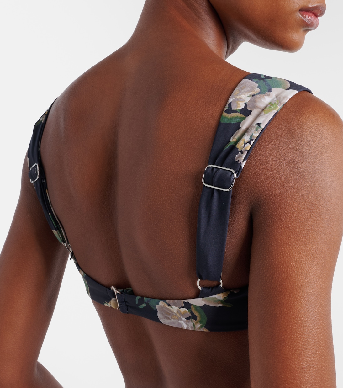 Liz floral bikini top | Montce