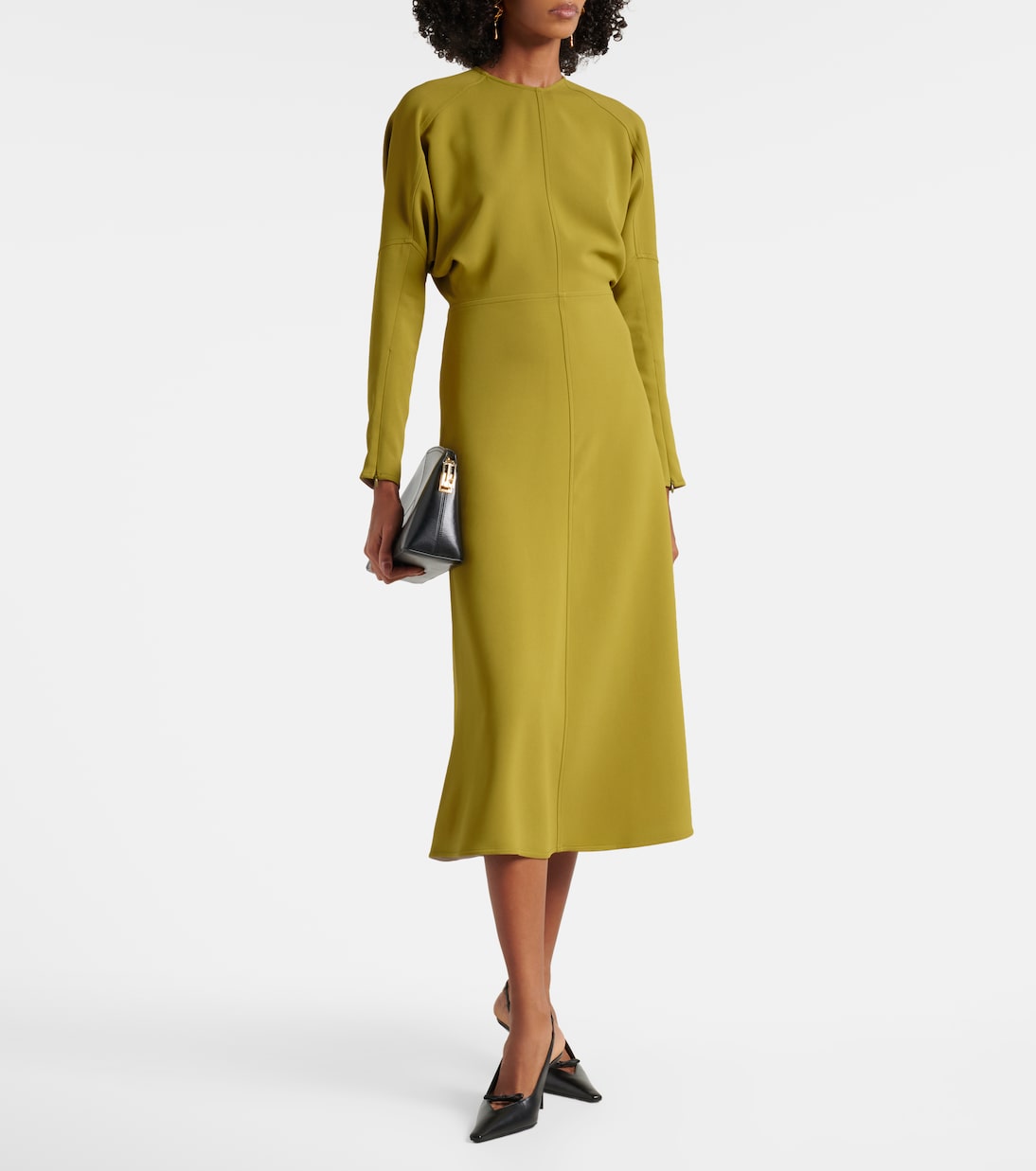 Dolman cady midi dress | Victoria Beckham