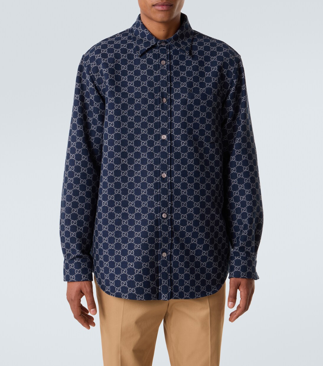 GG wool jacquard shirt | Gucci