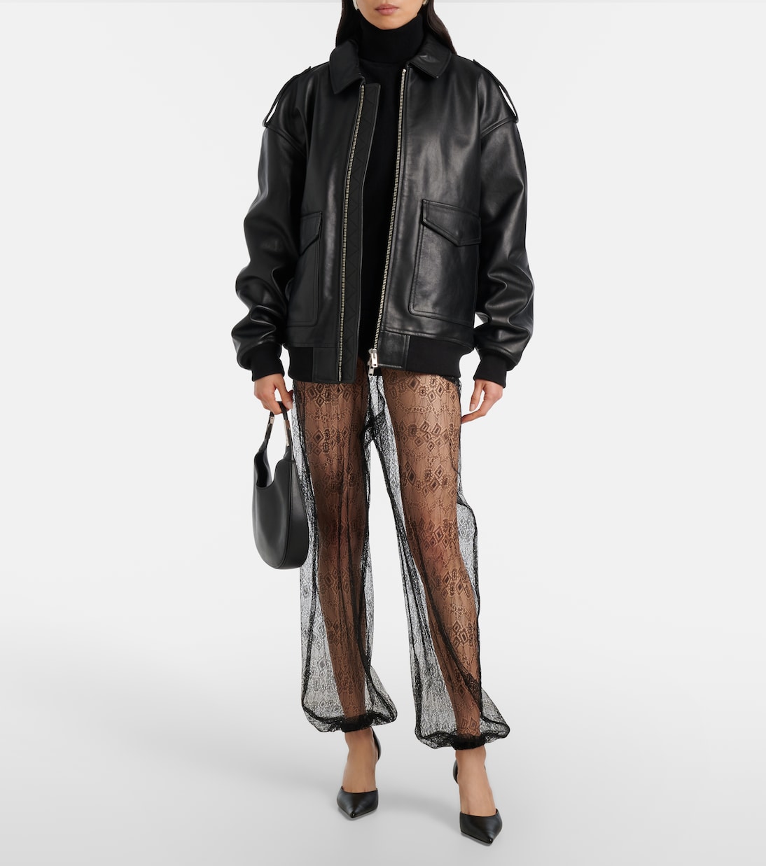 Orissa sheer wide-leg pants | The Frankie Shop