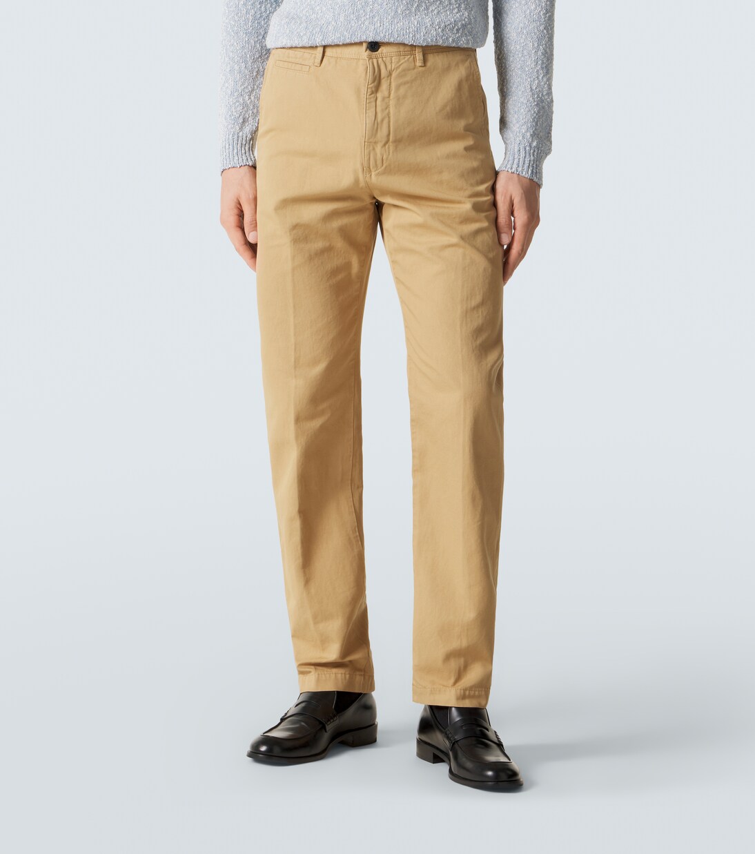 Pantaloni slim in cotone e lino | Slowear