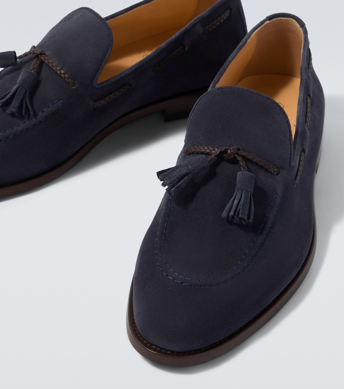 Loafers aus Veloursleder | Brunello Cucinelli