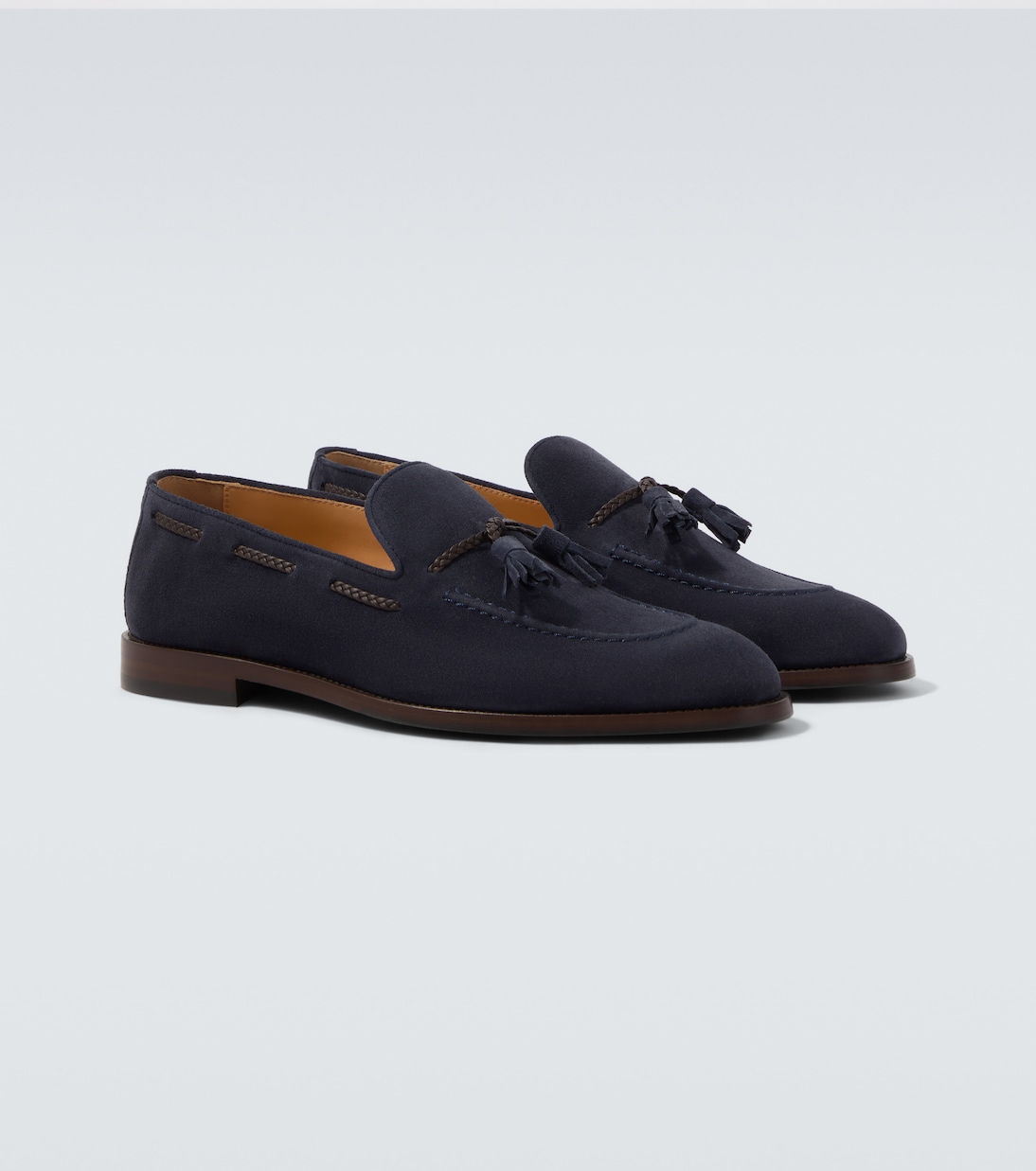 Loafers aus Veloursleder | Brunello Cucinelli