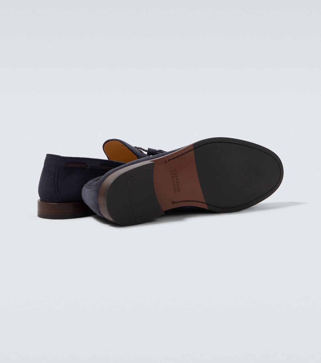 Loafers aus Veloursleder | Brunello Cucinelli