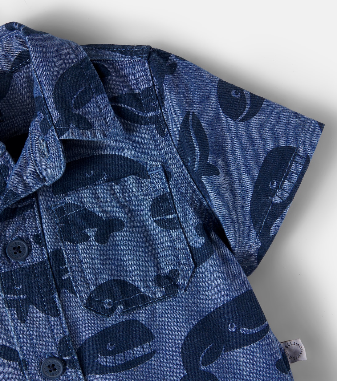 Baby Bedrucktes Jeanshemd | Stella McCartney Kids