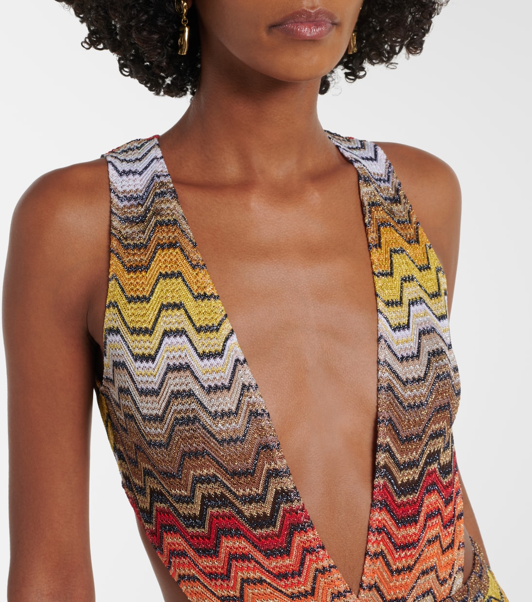 Wave lamé jumpsuit | Missoni