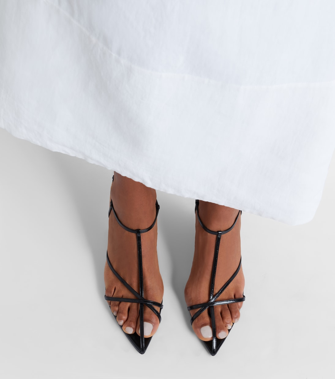 Cage leather sandals | Jil Sander