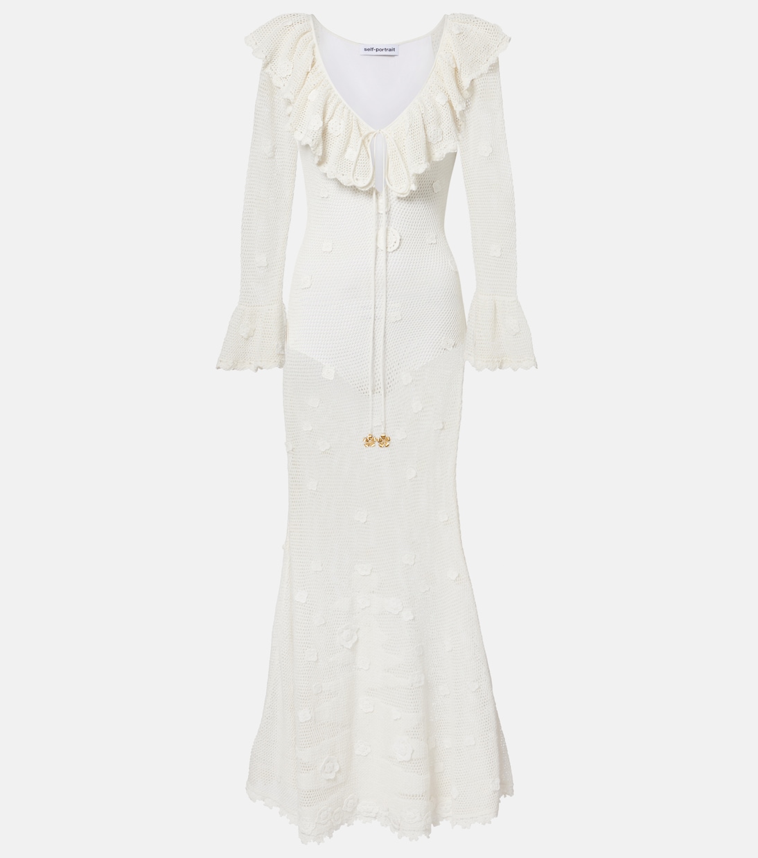 Embellished midi dress | Self-Portrait