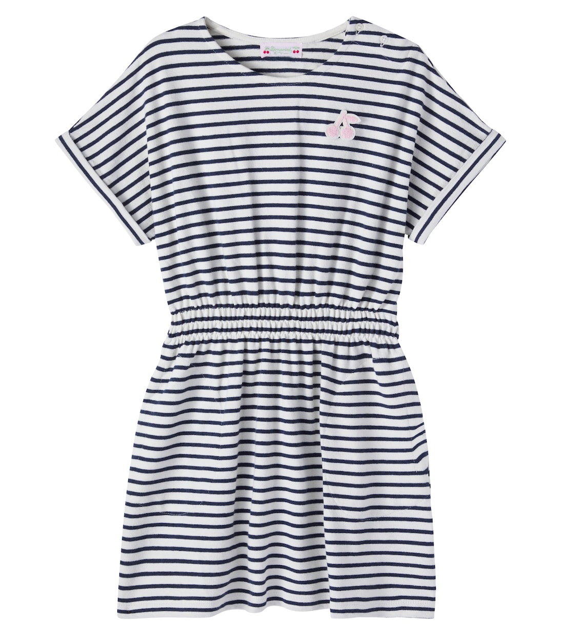 Striped cotton dress | Bonpoint