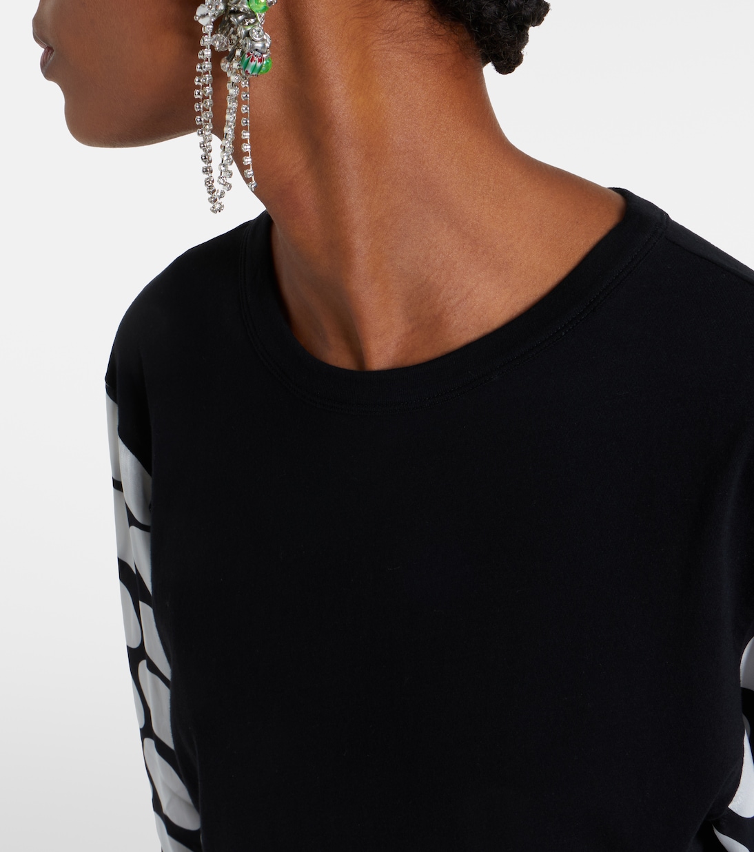 Polka-dot cotton-blend top | Dries Van Noten