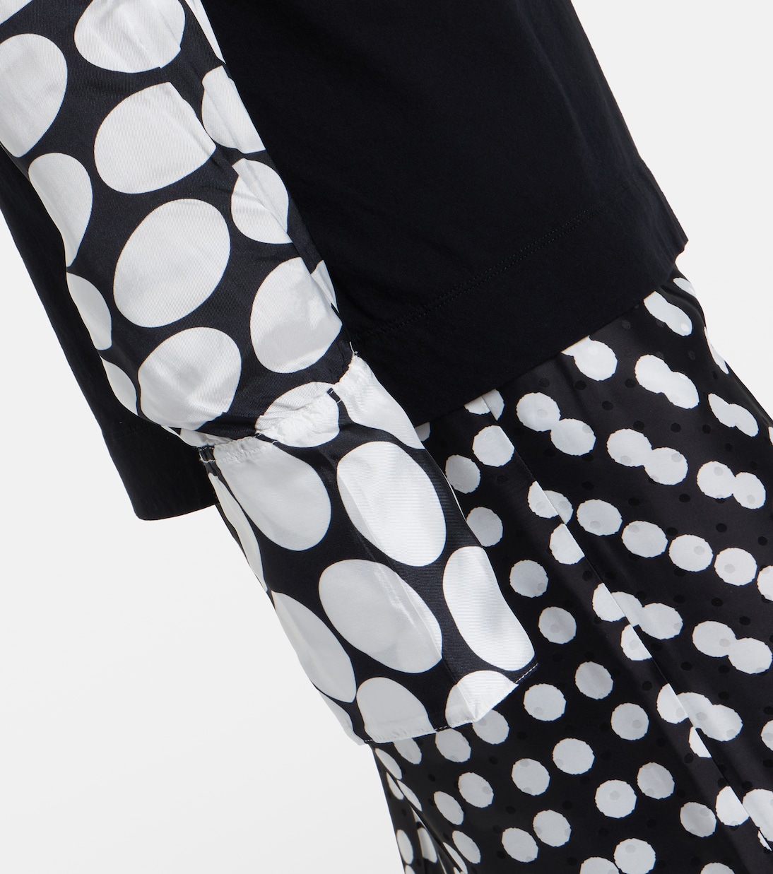 Polka-dot cotton-blend top | Dries Van Noten