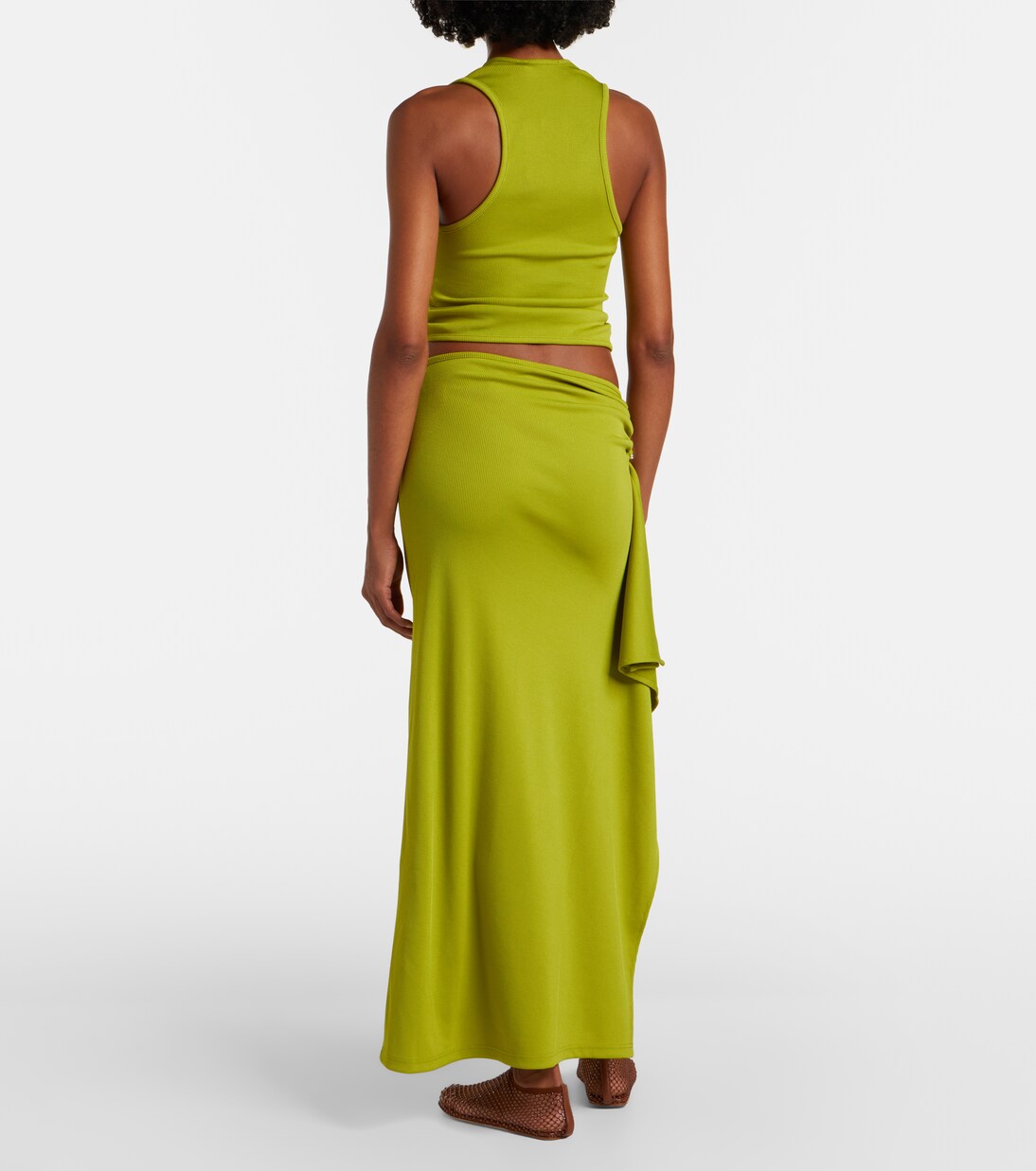 Crystal Pendant maxi skirt | Christopher Esber