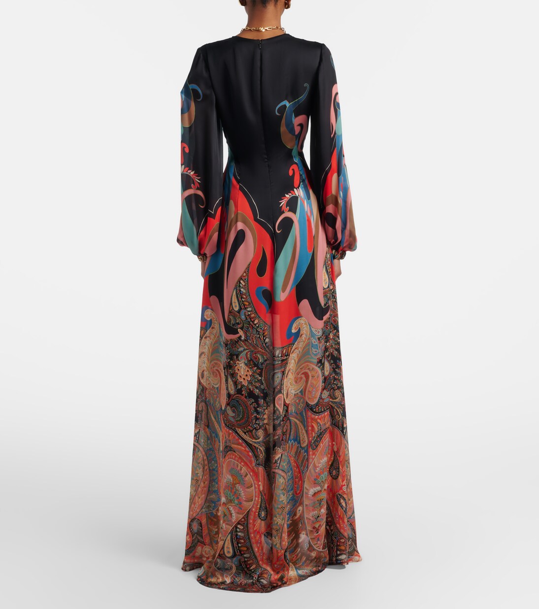Paisley silk gown | Etro