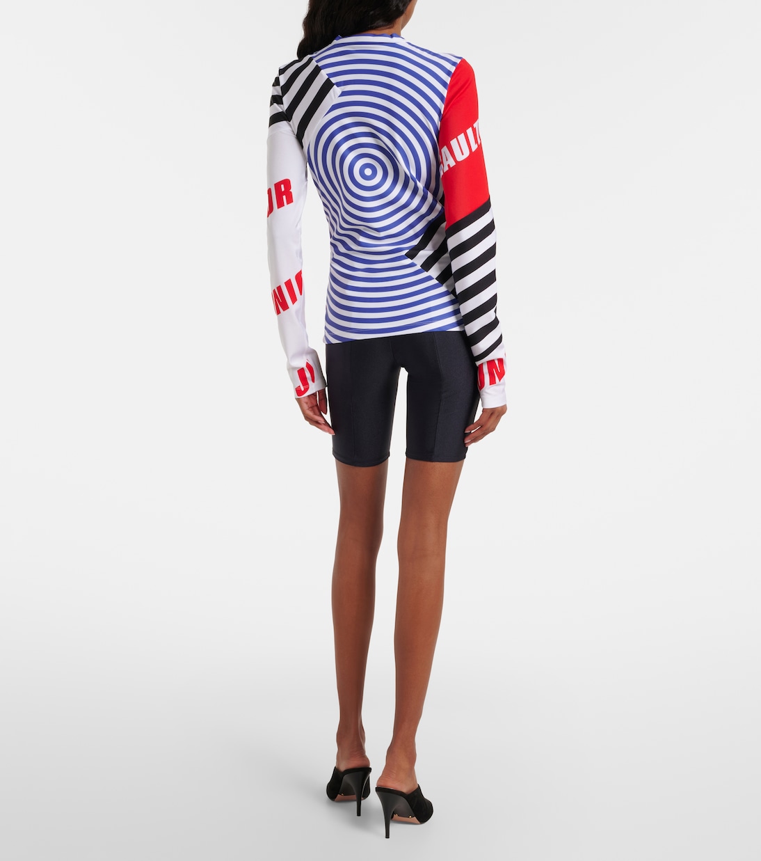 Short cycliste à rayures | Jean Paul Gaultier