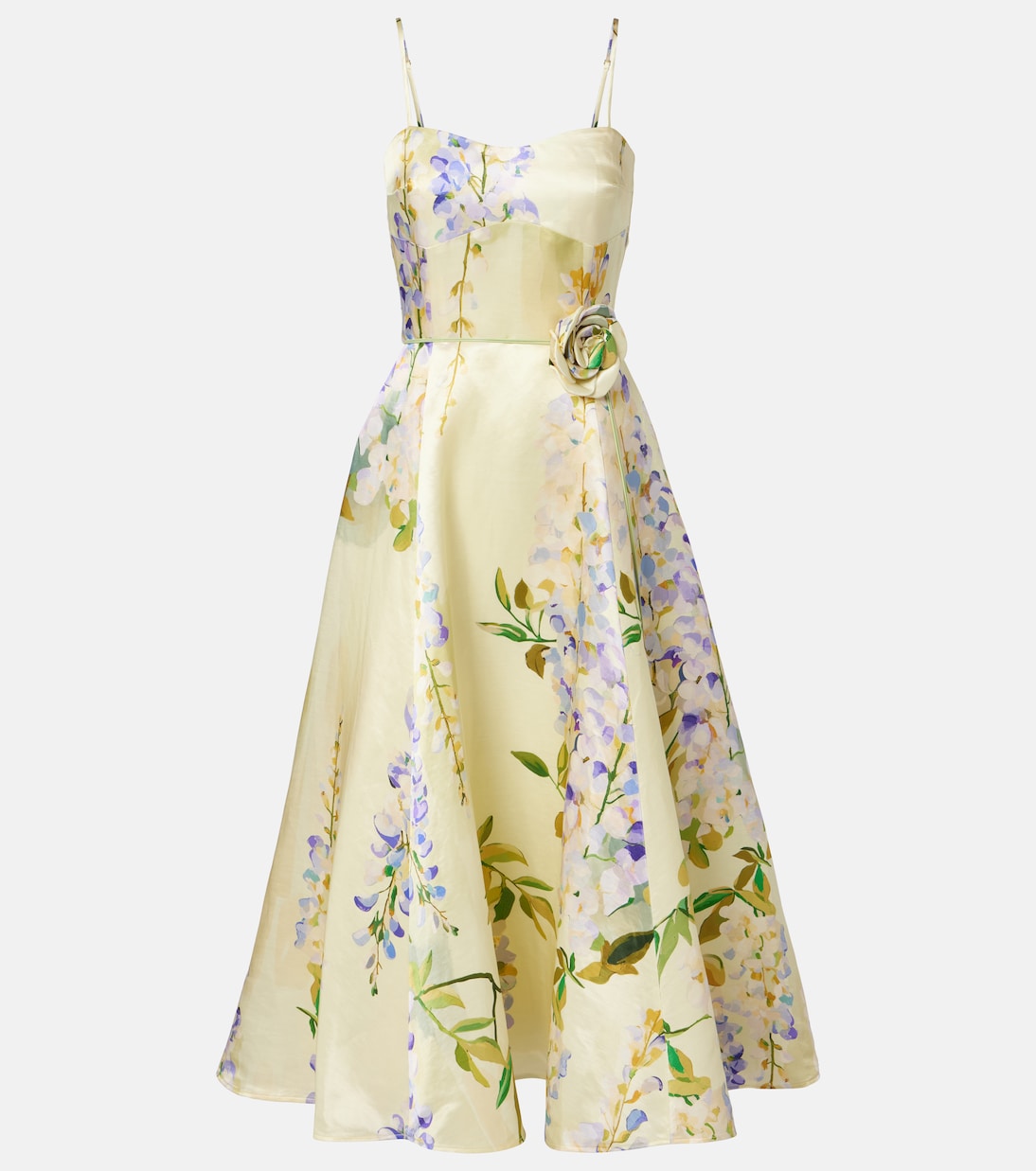 Vestido de cóctel Mariela de lino y seda | Leo Lin