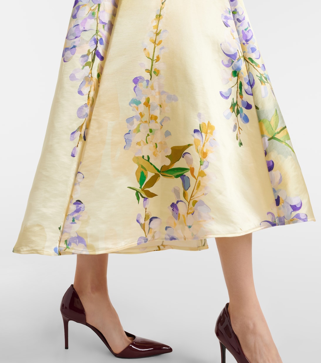 Vestido de cóctel Mariela de lino y seda | Leo Lin