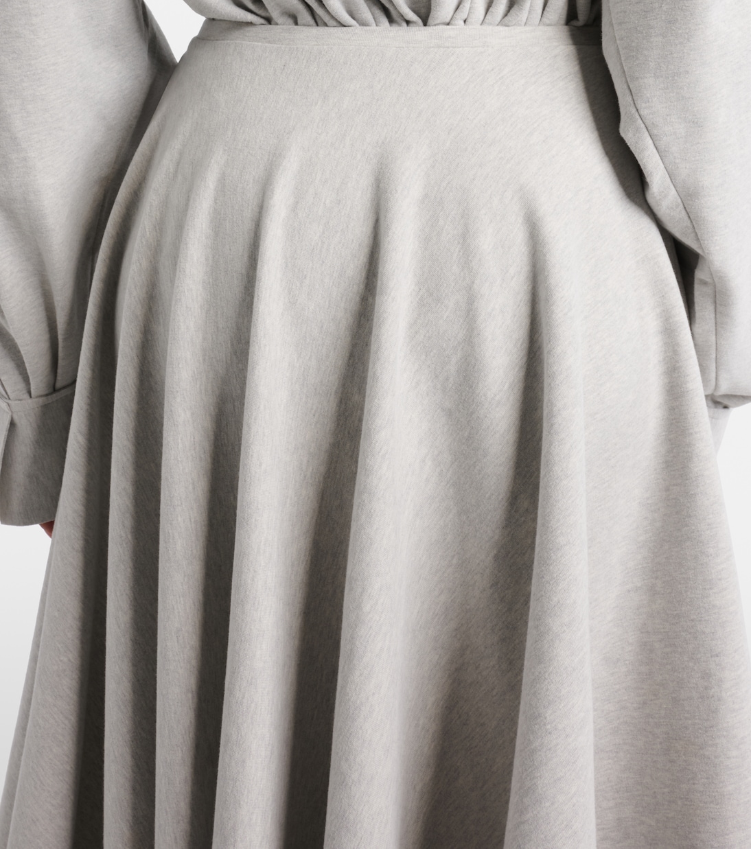 Jupe midi en coton mélangé | Norma Kamali