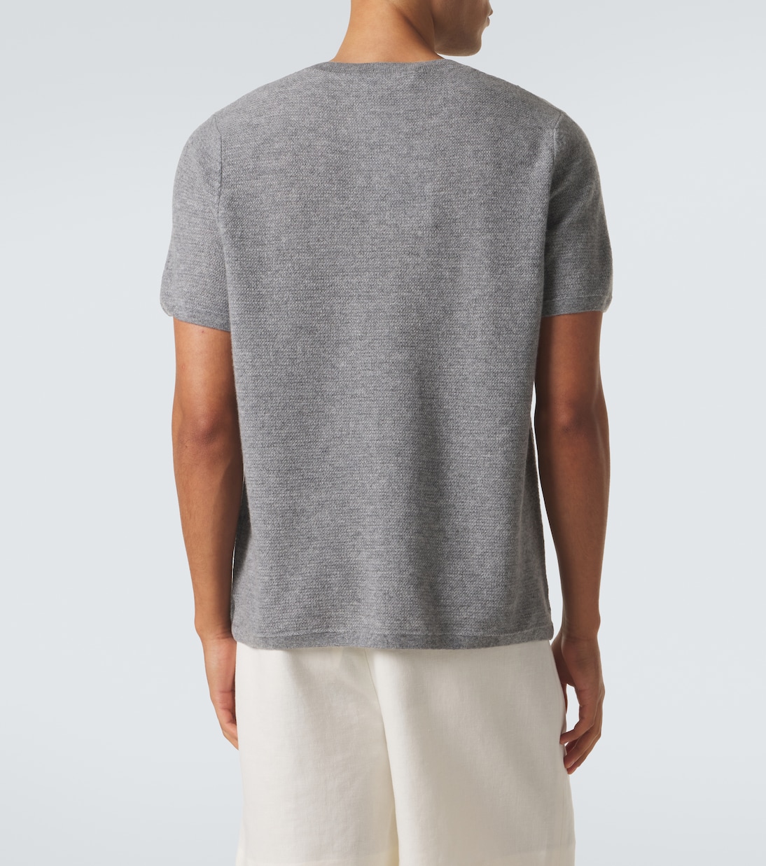 Cashmere sweater with emerald | God's True Cashmere