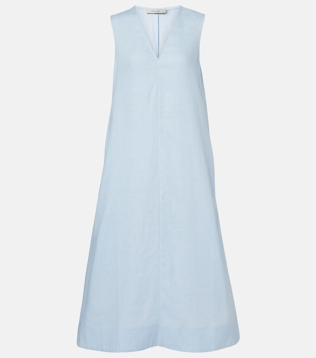 Nisha linen midi dress | Asceno