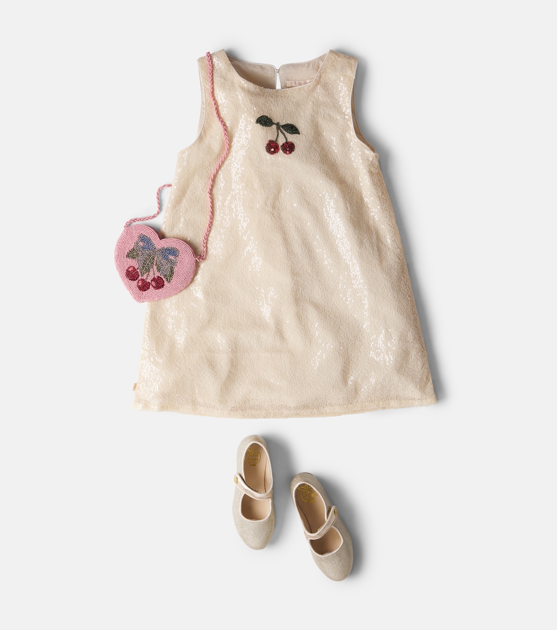 Kleid Aries mit Pailletten | Konges Sløjd