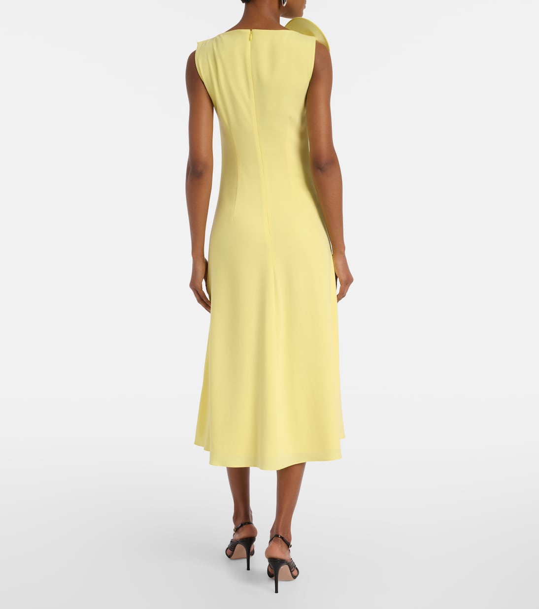 Robe de cocktail à appliqué floral | Roland Mouret