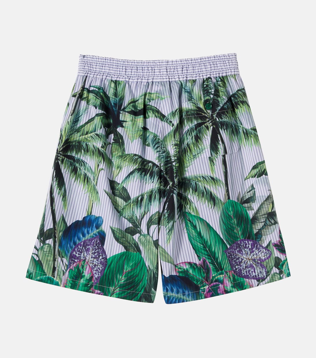 Bedruckte Bermuda-Shorts aus Baumwolle | Dolce&Gabbana Kids