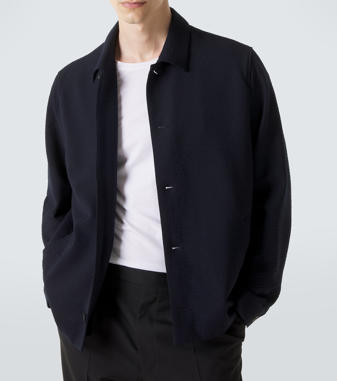Wool-blend jacket | Sunspel